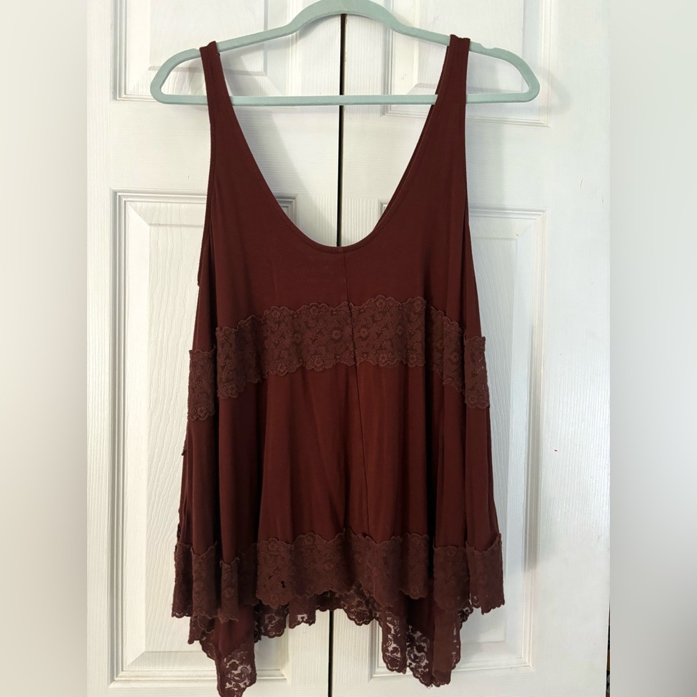 Soft and sexy tank burgundy